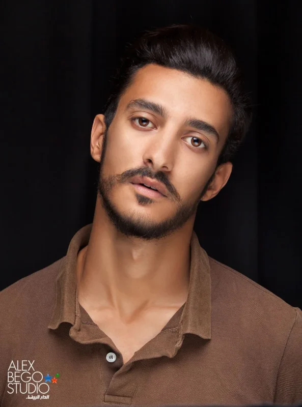 Your First Photoshoot in Casablanca: What to Bring and What to Expect 6 Natural light portrait of a man in a brown polo shirt, by Alex Bego